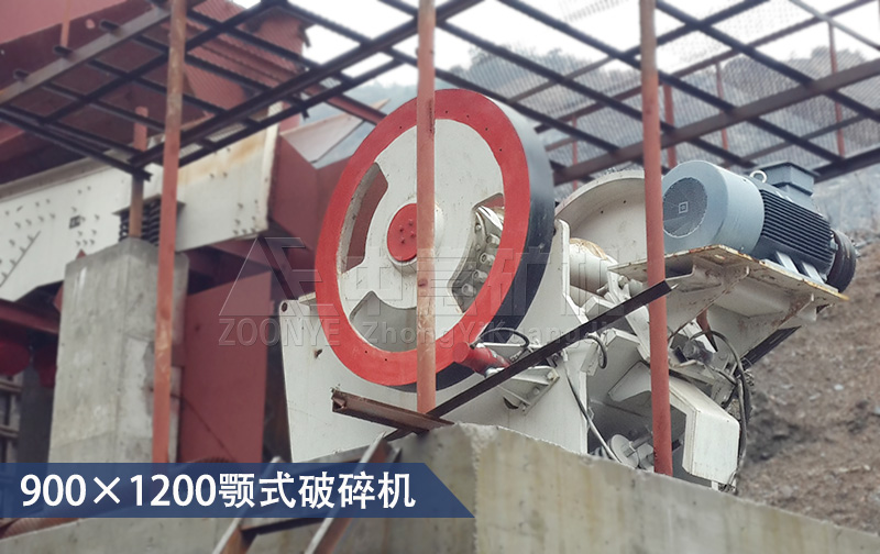 广东深圳时产300吨花岗岩生产线现场